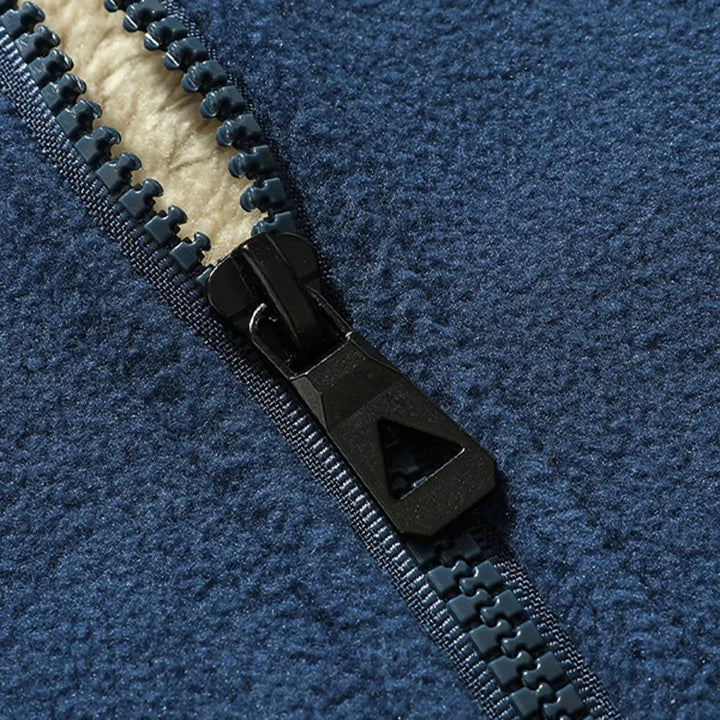 Fleece med hel dragkedja för herrar - Varm - Sport - Fleecejacka - Jackor för herrar-Eva Jonsson