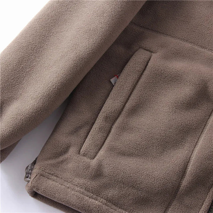 Fleecejacka | Långärmad | Varm | Fleece med dragkedja | Fleece Vest Jacket-Eva Jonsson
