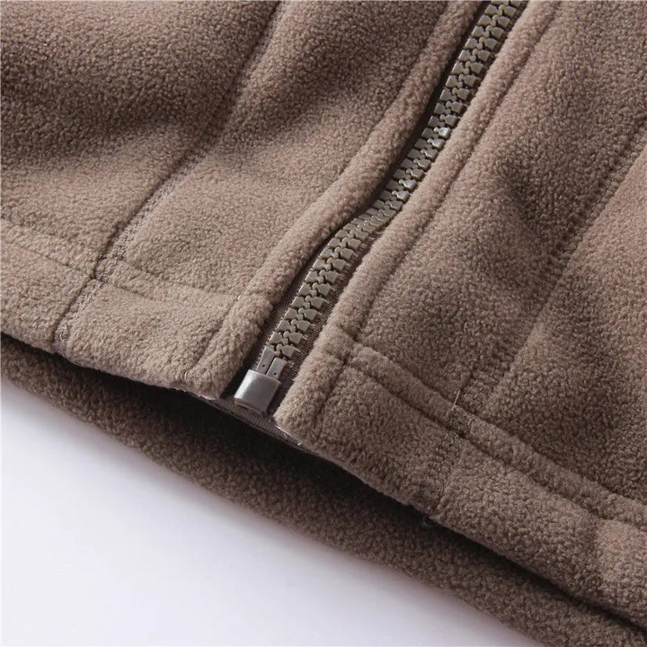 Fleecejacka | Långärmad | Varm | Fleece med dragkedja | Fleece Vest Jacket-Eva Jonsson