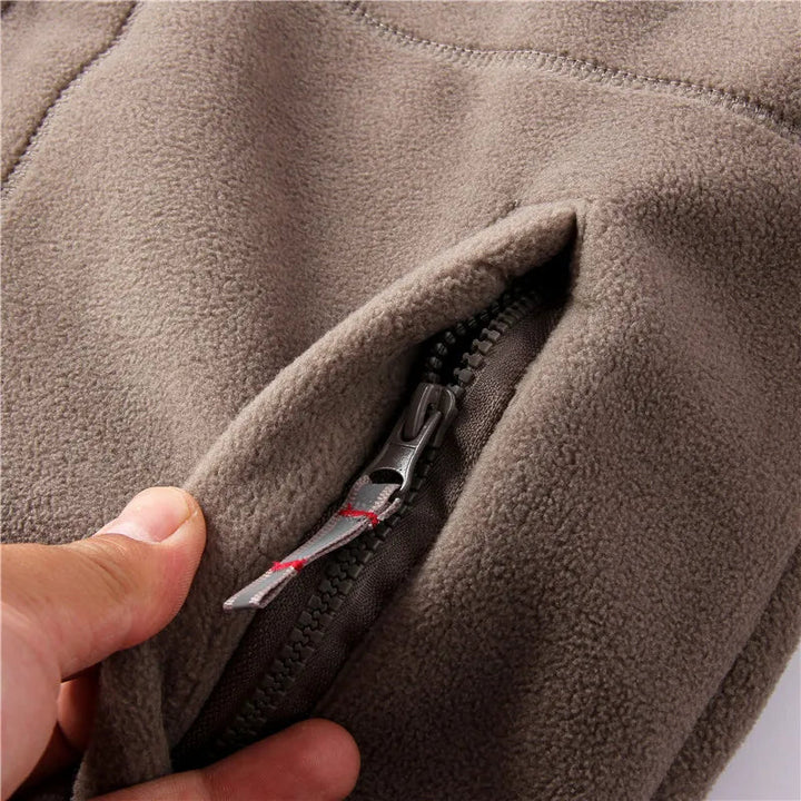 Fleecejacka | Långärmad | Varm | Fleece med dragkedja | Fleece Vest Jacket-Eva Jonsson