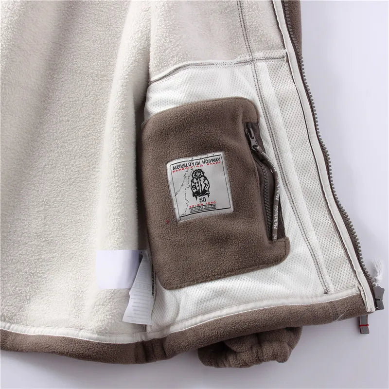 Fleecejacka | Långärmad | Varm | Fleece med dragkedja | Fleece Vest Jacket-Eva Jonsson