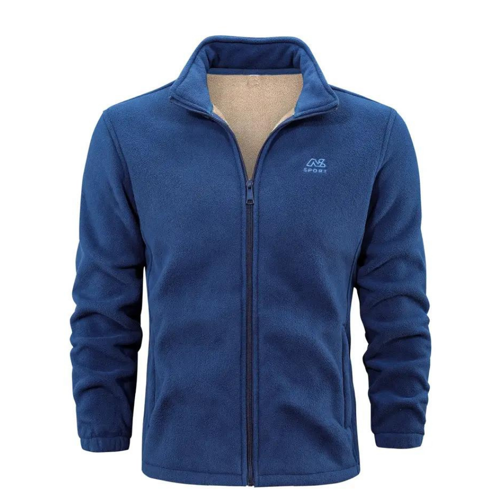 Fleecejacka - Varm - Zip-Up - Vinterjacka - Jacka för herrar-Eva Jonsson