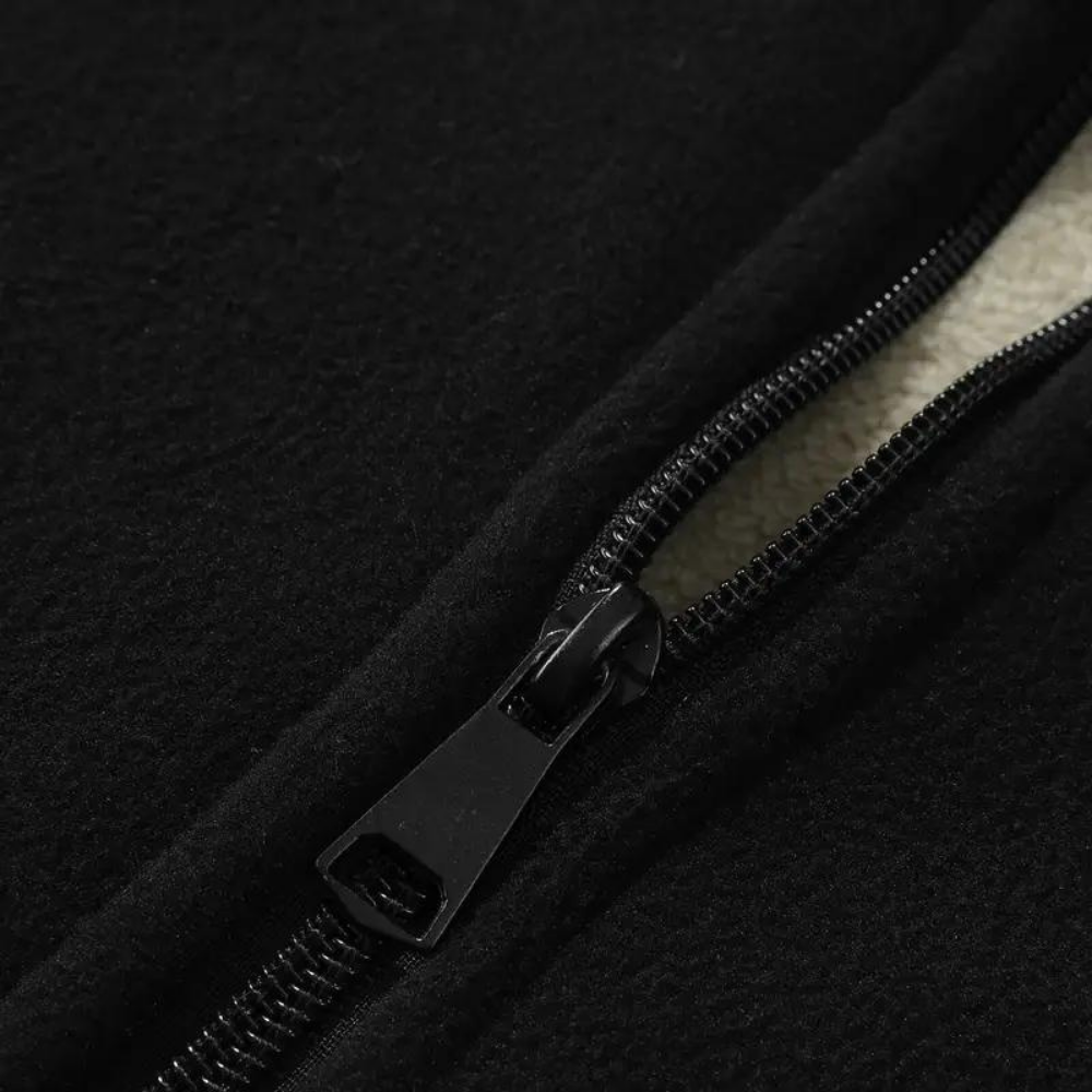 Fleecejacka - Varm - Zip-Up - Vinterjacka - Jacka för herrar-Eva Jonsson