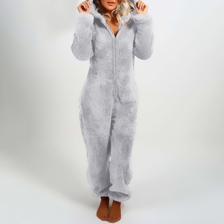 Fleeceoverall | Långärmad | Hooded | Fleeceoverall | Loungewear för kvinnor-Eva Jonsson