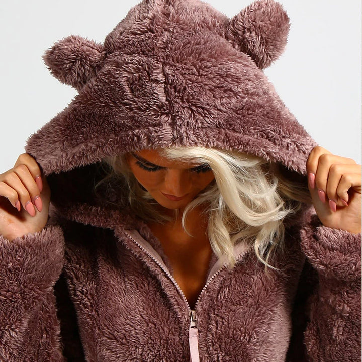 Fleecy-näsdukar | Huva | Dragkedja | Näsdukar för Aduls | Loungewear-Eva Jonsson