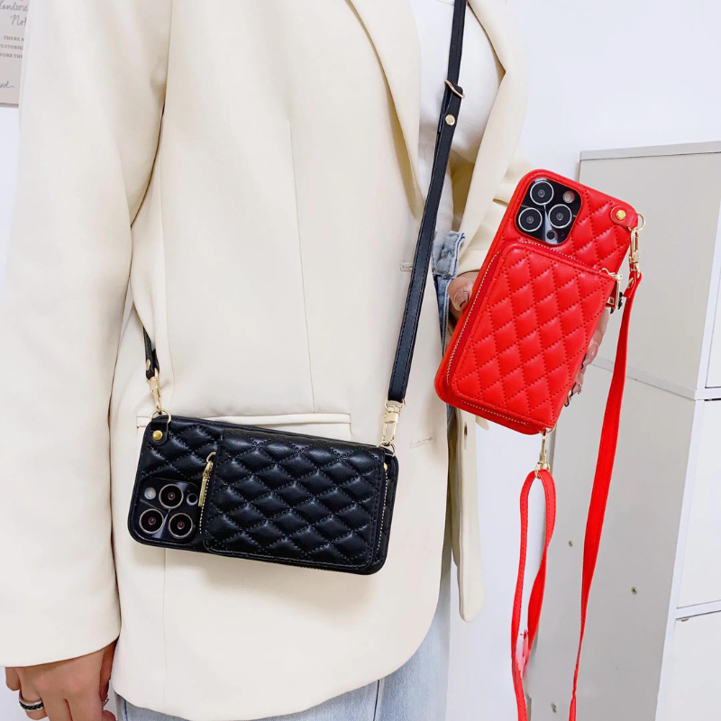 Florence telefonfodral | Crossbody plånbok telefonfodral-Eva Jonsson