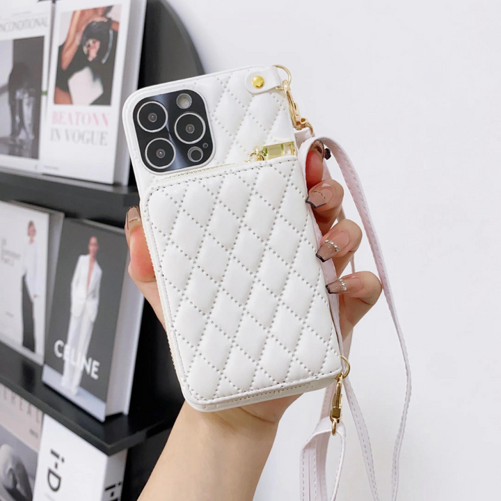 Florence telefonfodral | Crossbody plånbok telefonfodral-Eva Jonsson