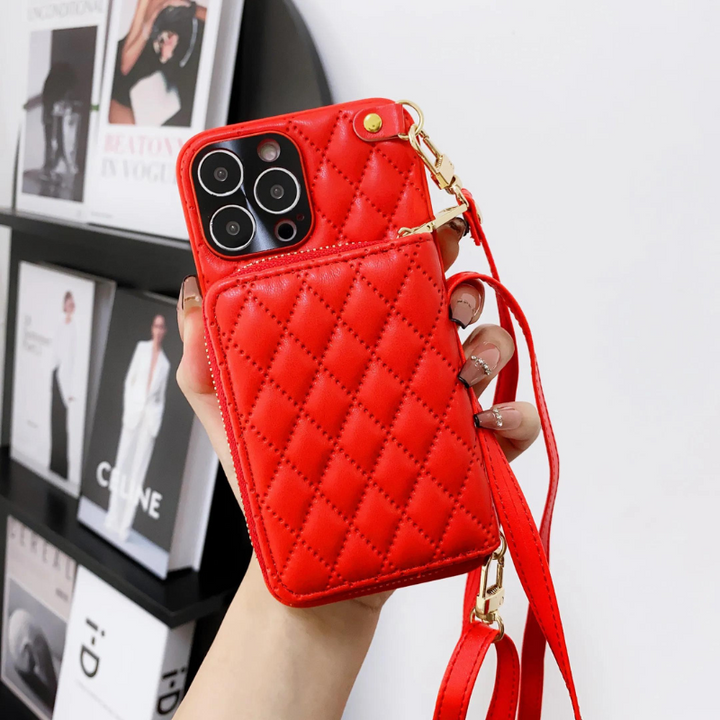 Florence telefonfodral | Crossbody plånbok telefonfodral-Eva Jonsson