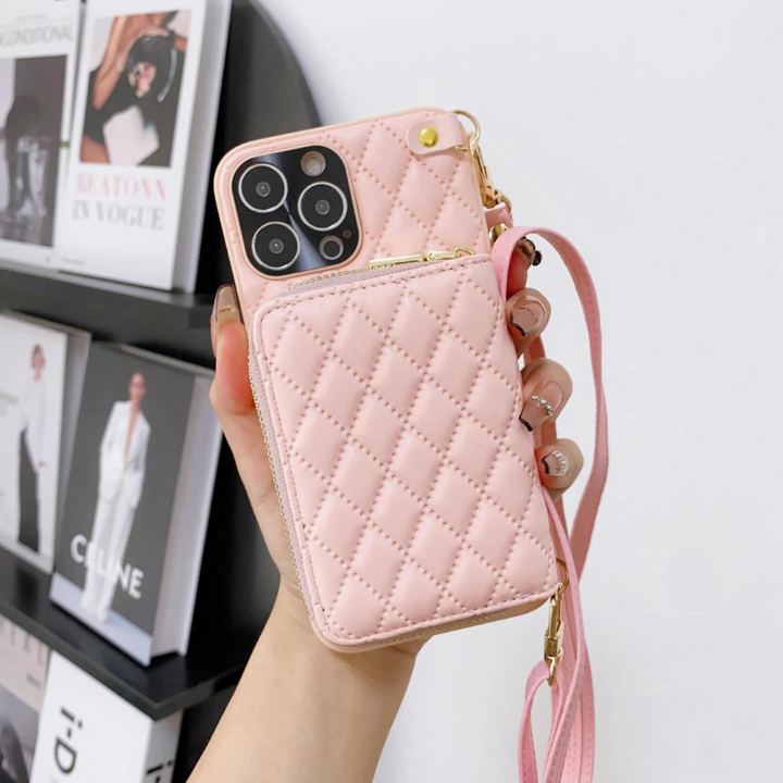 Florence telefonfodral | Crossbody plånbok telefonfodral-Eva Jonsson