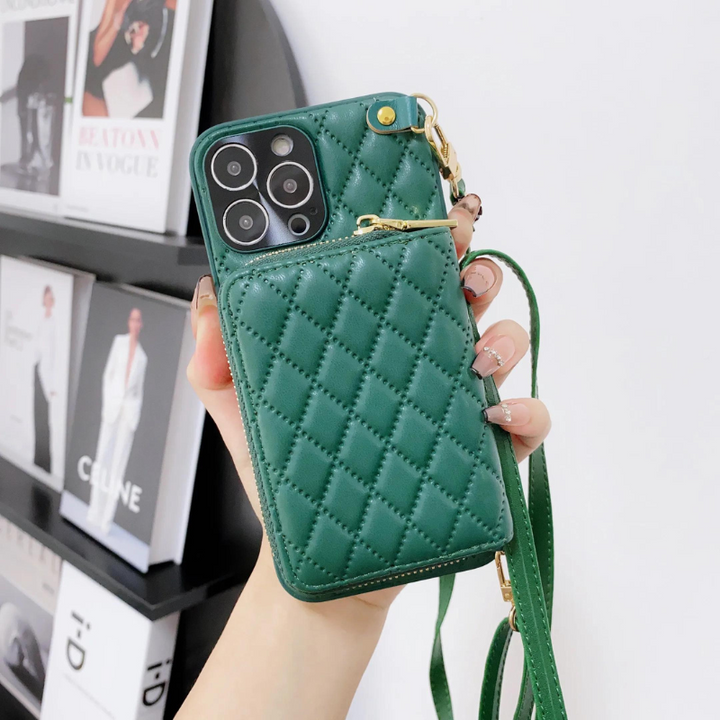 Florence telefonfodral | Crossbody plånbok telefonfodral-Eva Jonsson