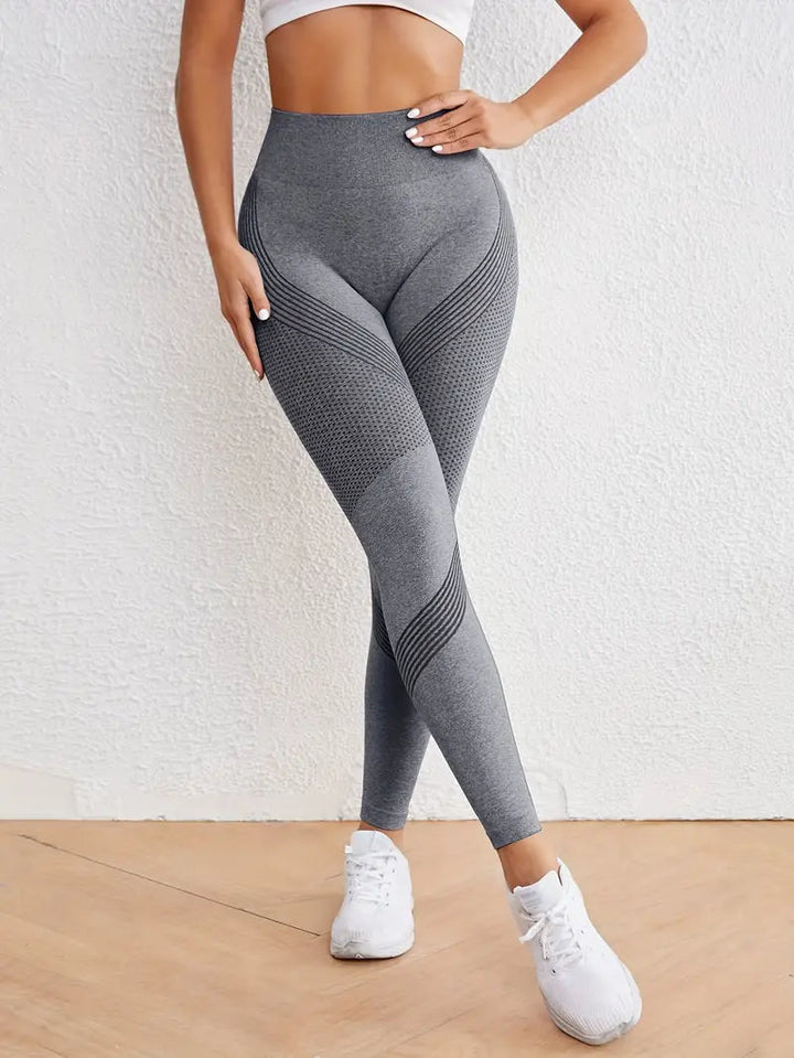Floriana Träningsleggings | Sportleggings med hög midja för kvinnor-Eva Jonsson