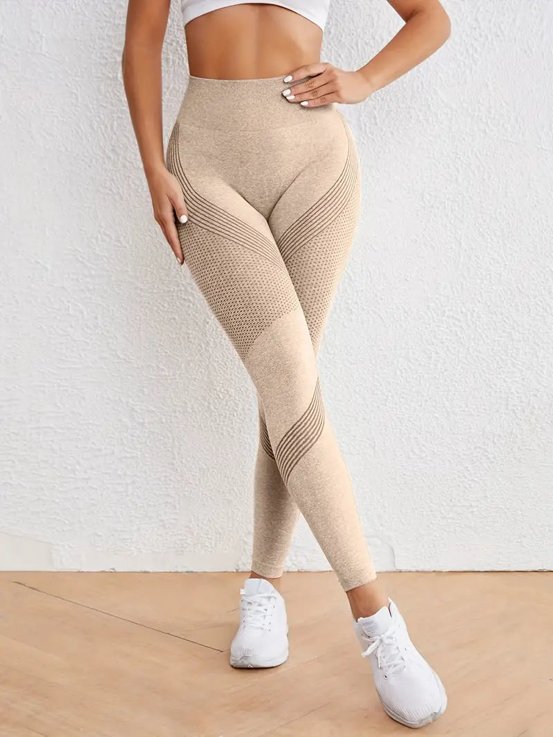 Floriana Träningsleggings | Sportleggings med hög midja för kvinnor-Eva Jonsson