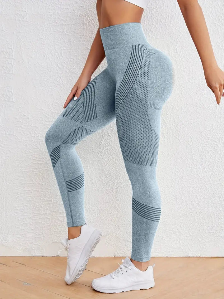Floriana Träningsleggings | Sportleggings med hög midja för kvinnor-Eva Jonsson