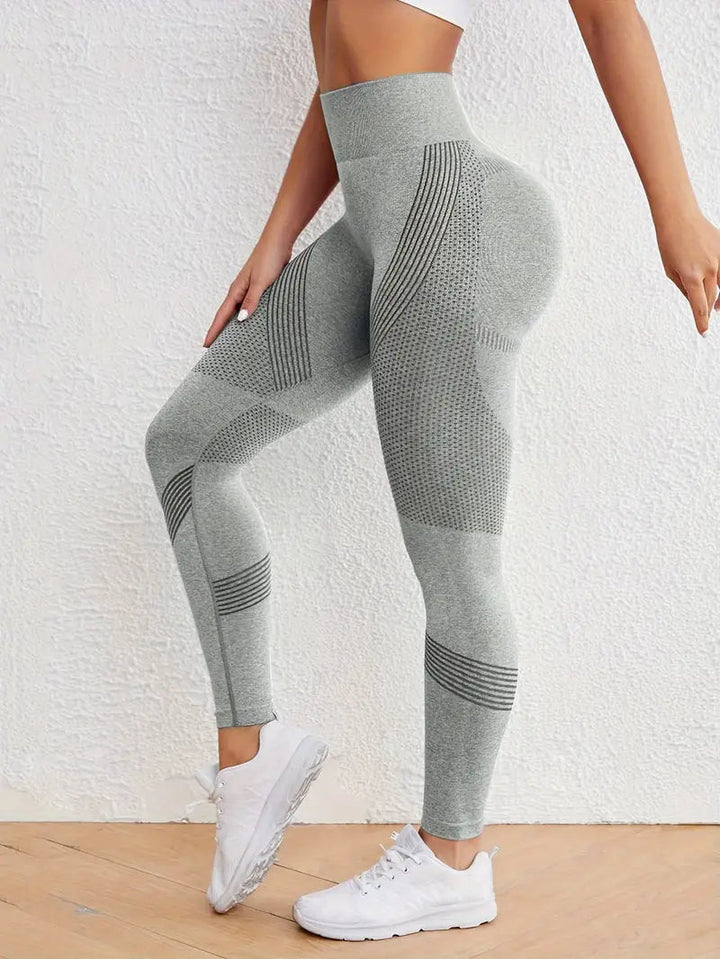 Floriana Träningsleggings | Sportleggings med hög midja för kvinnor-Eva Jonsson