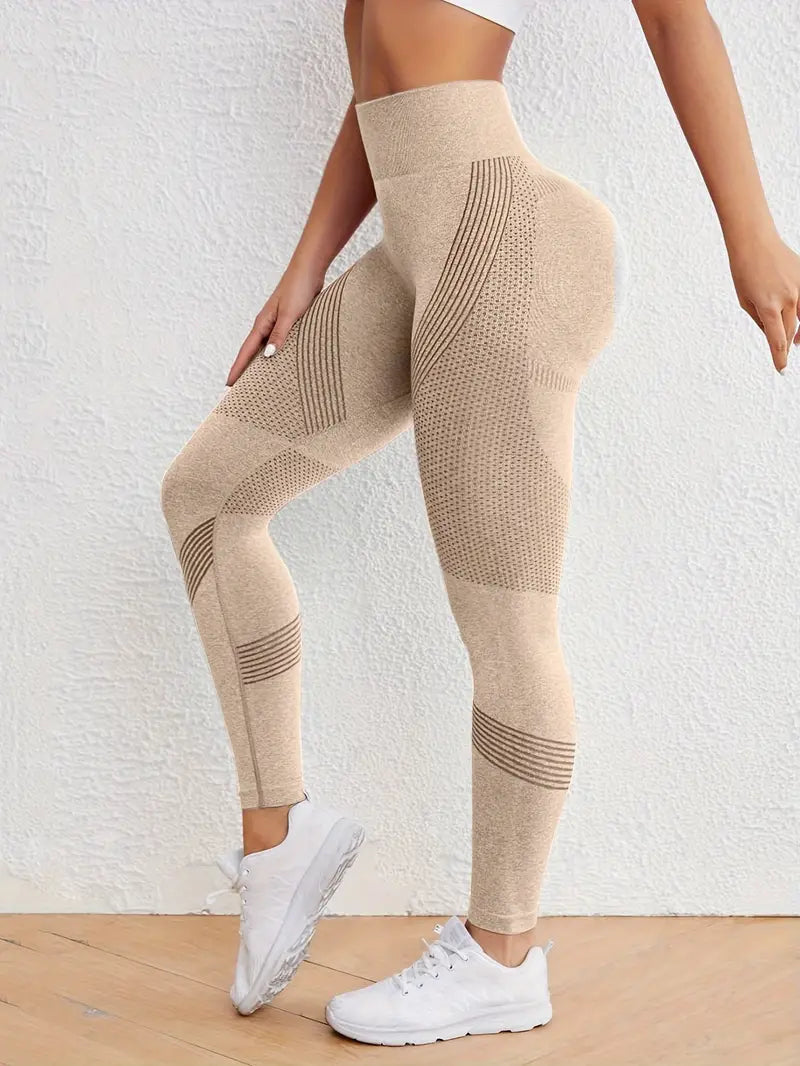 Floriana Träningsleggings | Sportleggings med hög midja för kvinnor-Eva Jonsson