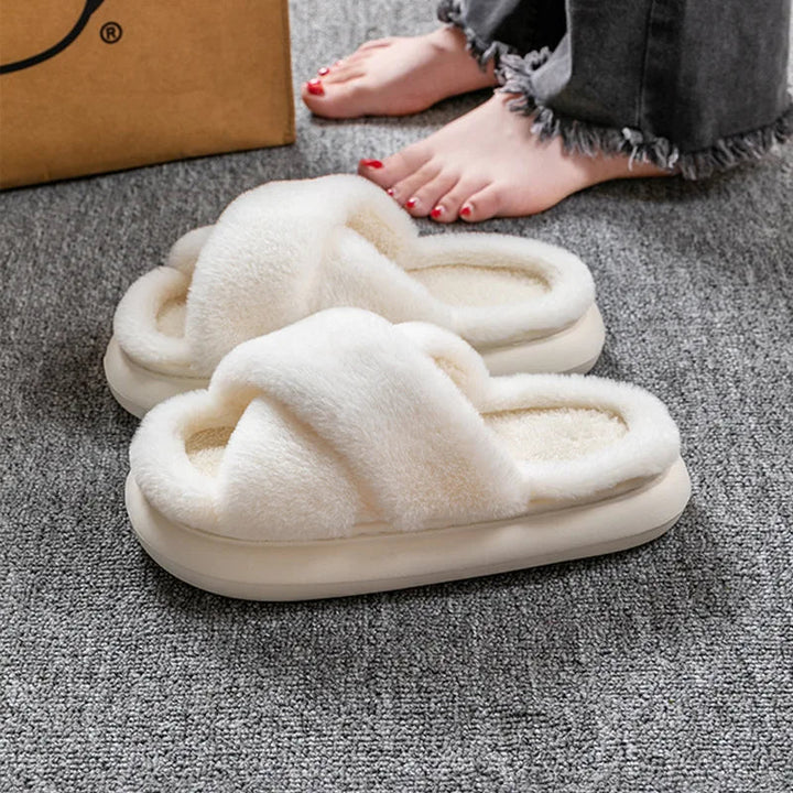 Fluffiga tofflor | Varma | Inomhus | Vinter tofflor | Hus tofflor-Eva Jonsson