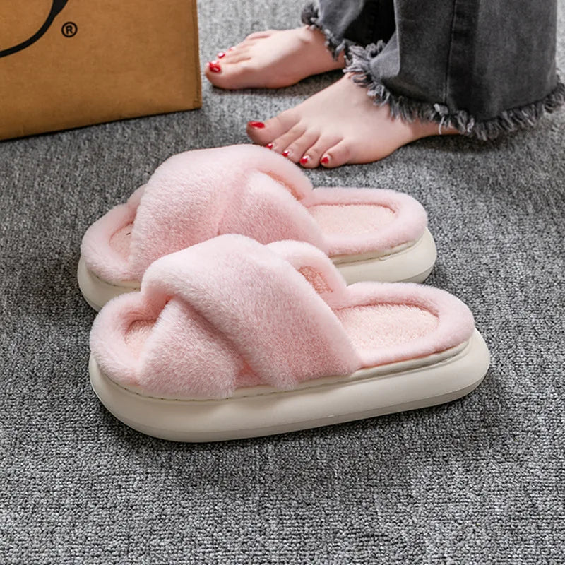 Fluffiga tofflor | Varma | Inomhus | Vinter tofflor | Hus tofflor-Eva Jonsson