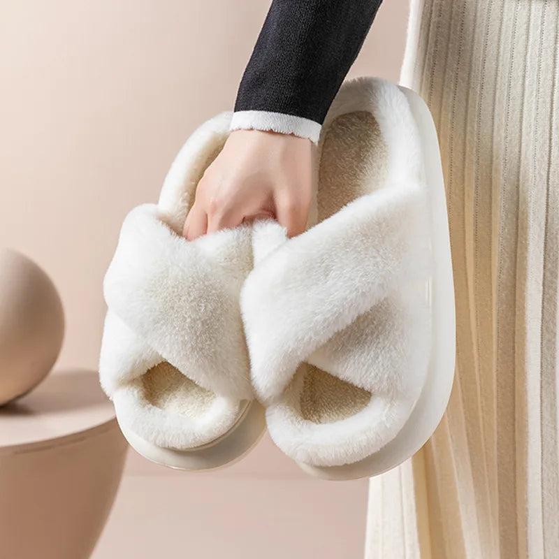 Fluffiga tofflor | Varma | Inomhus | Vinter tofflor | Hus tofflor-Eva Jonsson