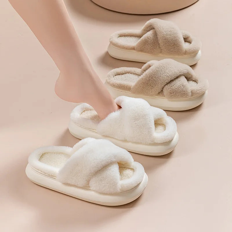 Fluffiga tofflor | Varma | Inomhus | Vinter tofflor | Hus tofflor-Eva Jonsson