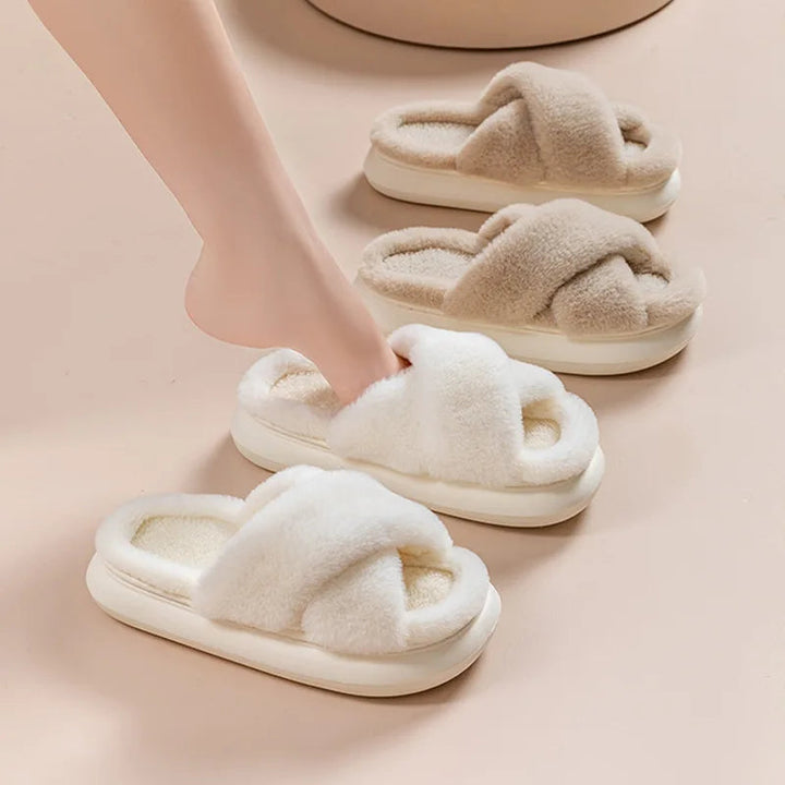 Fluffiga tofflor | Varma | Inomhus | Vinter tofflor | Hus tofflor-Eva Jonsson