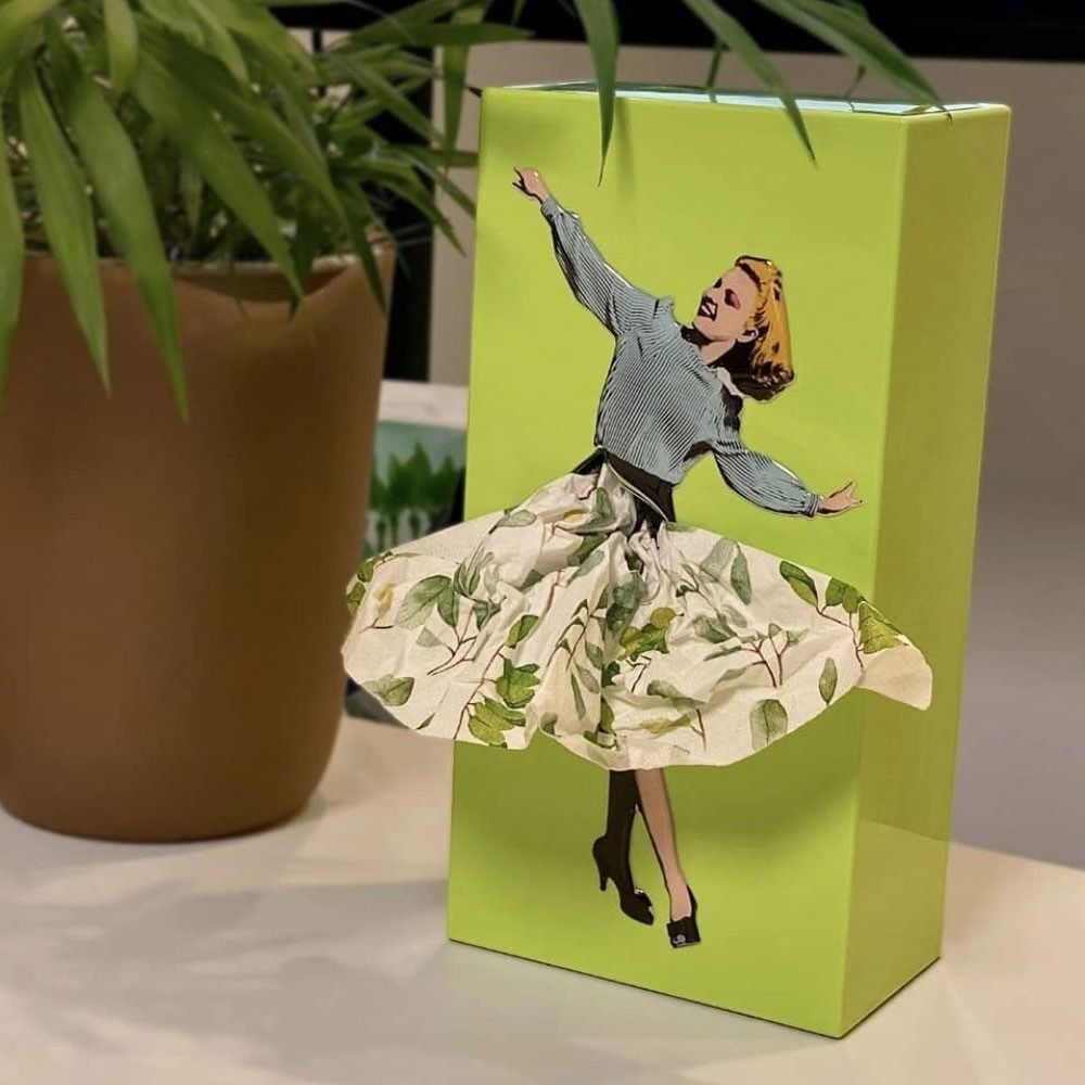 Flying Skirt Vävnadsbox-Eva Jonsson
