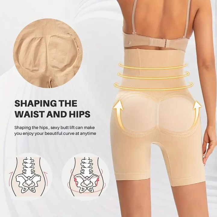 FormFusion Shapewear | Hög midja Midja Mage-kontrollbyxor-Eva Jonsson
