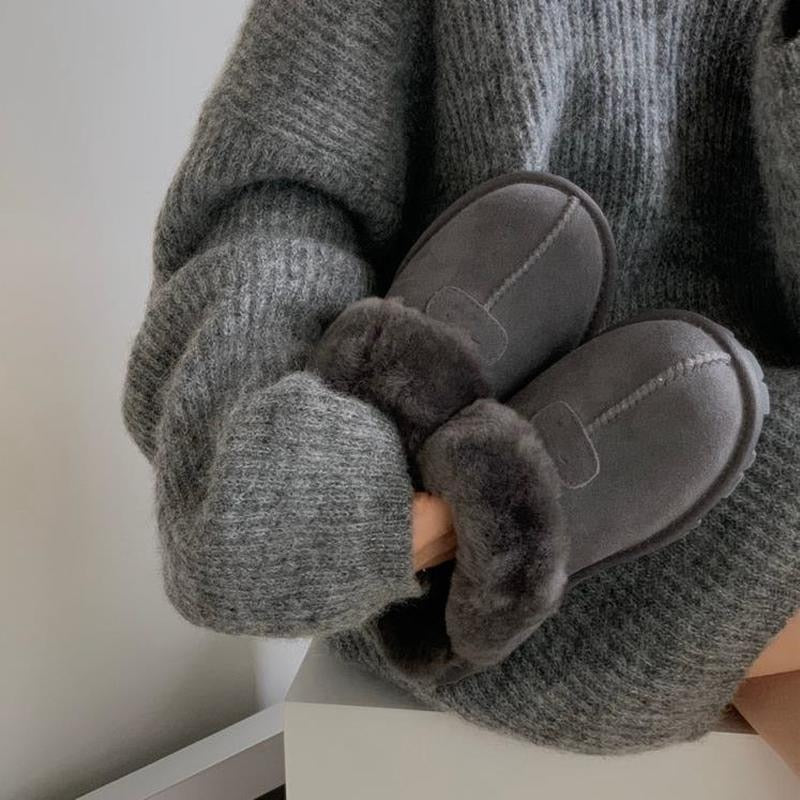 Furr-tofflor | Varmt vadderade damtofflor för kalla dagar-Eva Jonsson