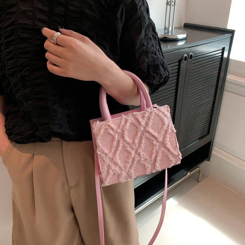 Fyrkantig väska - Liten - Justerbar rem - Crossbody väska - Handväska-Eva Jonsson