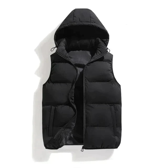Gilet | Zip-Up | Hooded | Puffer Vest | Bodywarmer för herrar-Eva Jonsson