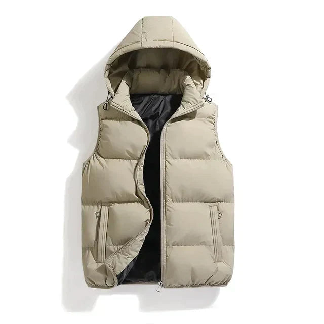 Gilet | Zip-Up | Hooded | Puffer Vest | Bodywarmer för herrar-Eva Jonsson