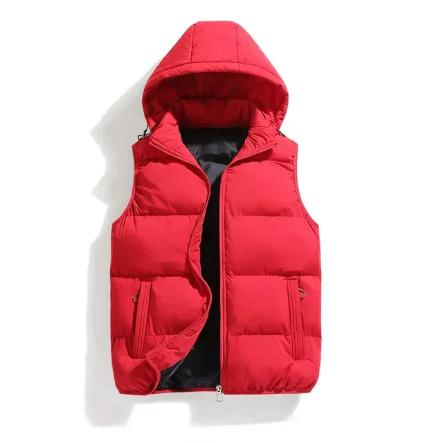 Gilet | Zip-Up | Hooded | Puffer Vest | Bodywarmer för herrar-Eva Jonsson