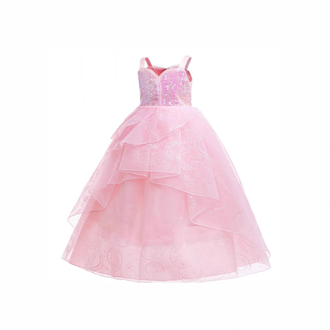 Glinda Cosplay Klänning – Rosa Prinsessbal Klänning för Flickor (Bröllop, Scen) Mirla-Eva Jonsson