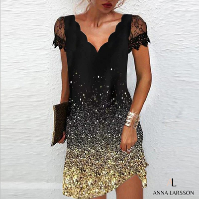 GlitterEve klänning | Glitterklänning-Eva Jonsson