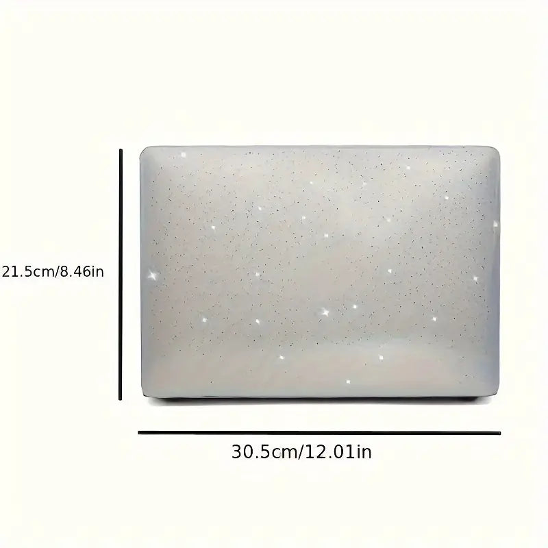 Glitterfodral för laptop | Laptopskydd i transparent hårdplast-Eva Jonsson