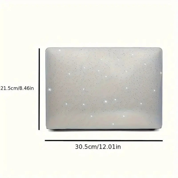 Glitterfodral för laptop | Laptopskydd i transparent hårdplast-Eva Jonsson