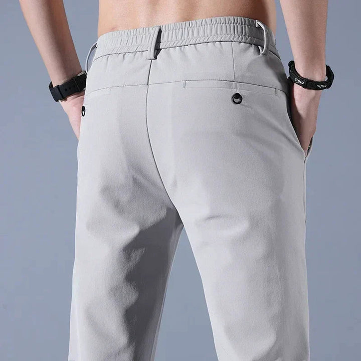 Golfbyxor - Elastisk midja - Activewear - Joggers med raka ben - Byxor för herrar-Eva Jonsson