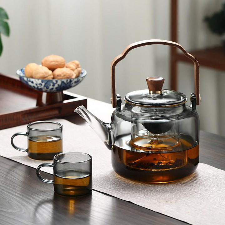 Grijzen Teapot | Trä & Glas, Te Makar-Eva Jonsson