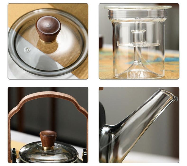 Grijzen Teapot | Trä & Glas, Te Makar-Eva Jonsson
