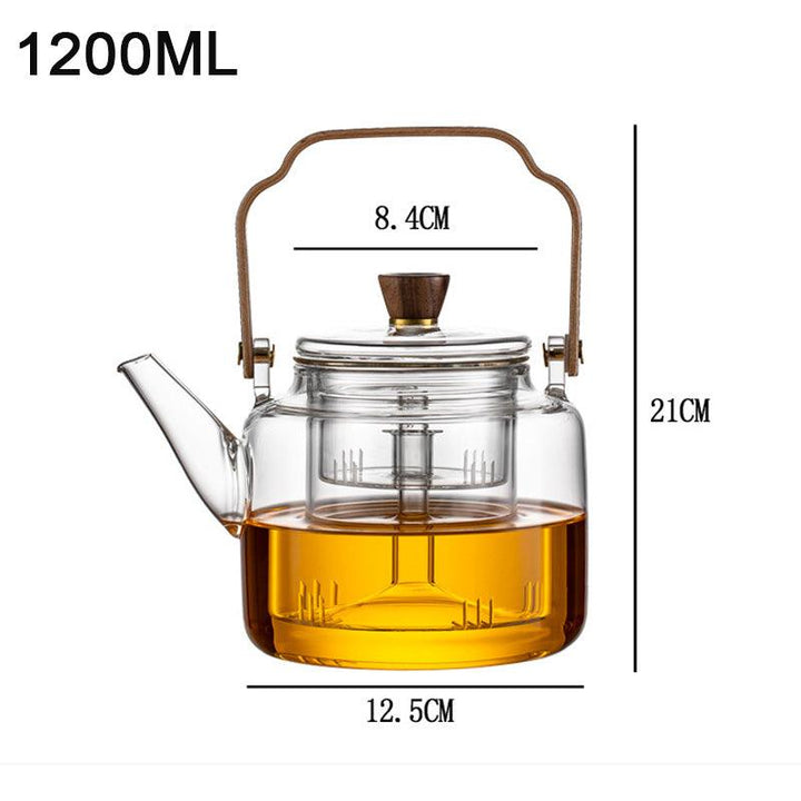Grijzen Teapot | Trä & Glas, Te Makar-Eva Jonsson