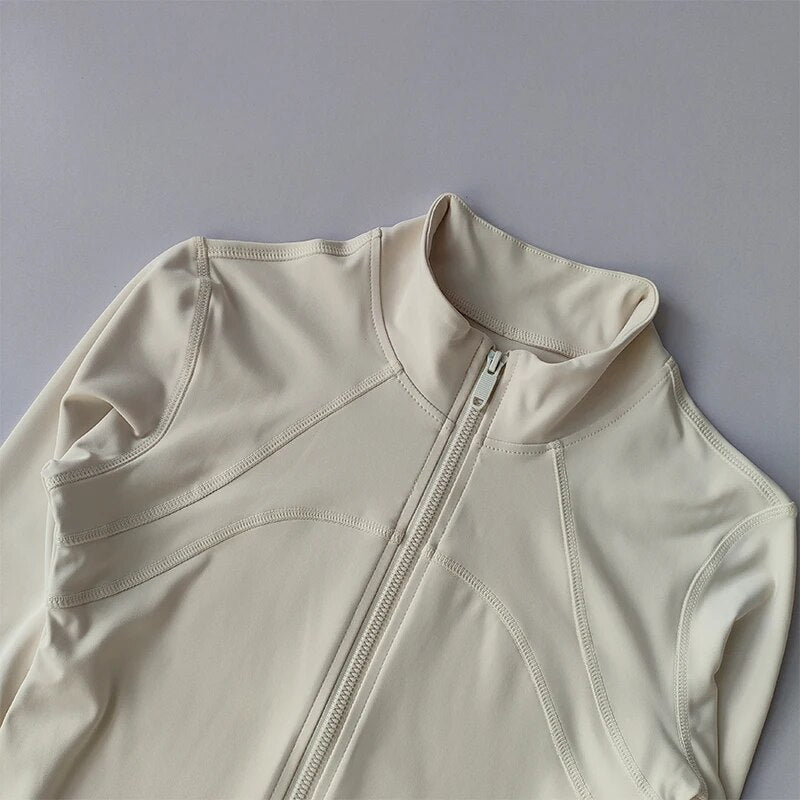 Gymjacka - Lätt - Zip-Up - Body Sculpting - Activewear - Damkläder-Eva Jonsson