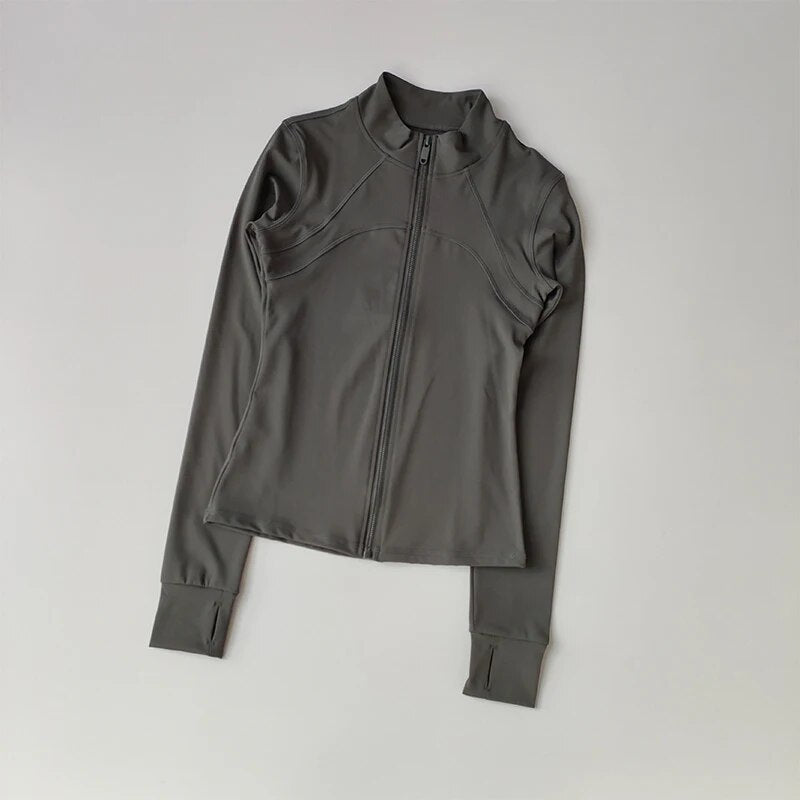 Gymjacka - Lätt - Zip-Up - Body Sculpting - Activewear - Damkläder-Eva Jonsson