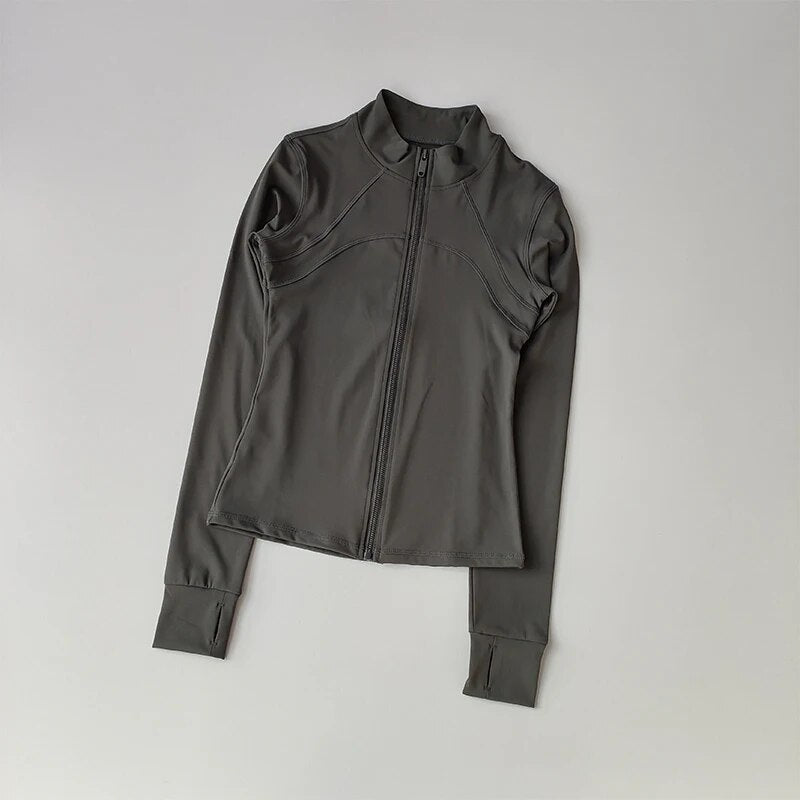Gymjacka - Lätt - Zip-Up - Body Sculpting - Activewear - Damkläder-Eva Jonsson