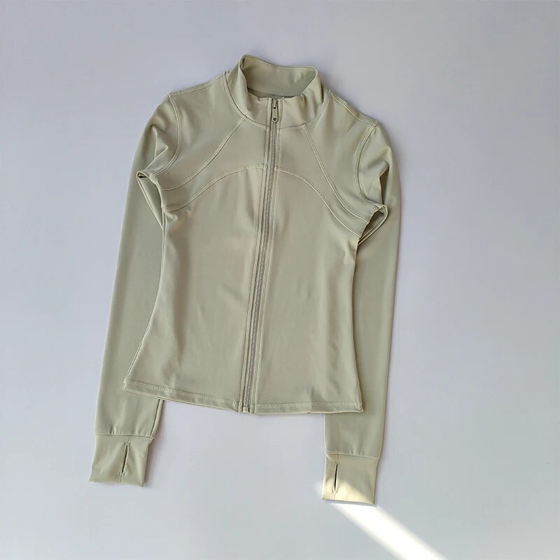 Gymjacka - Lätt - Zip-Up - Body Sculpting - Activewear - Damkläder-Eva Jonsson