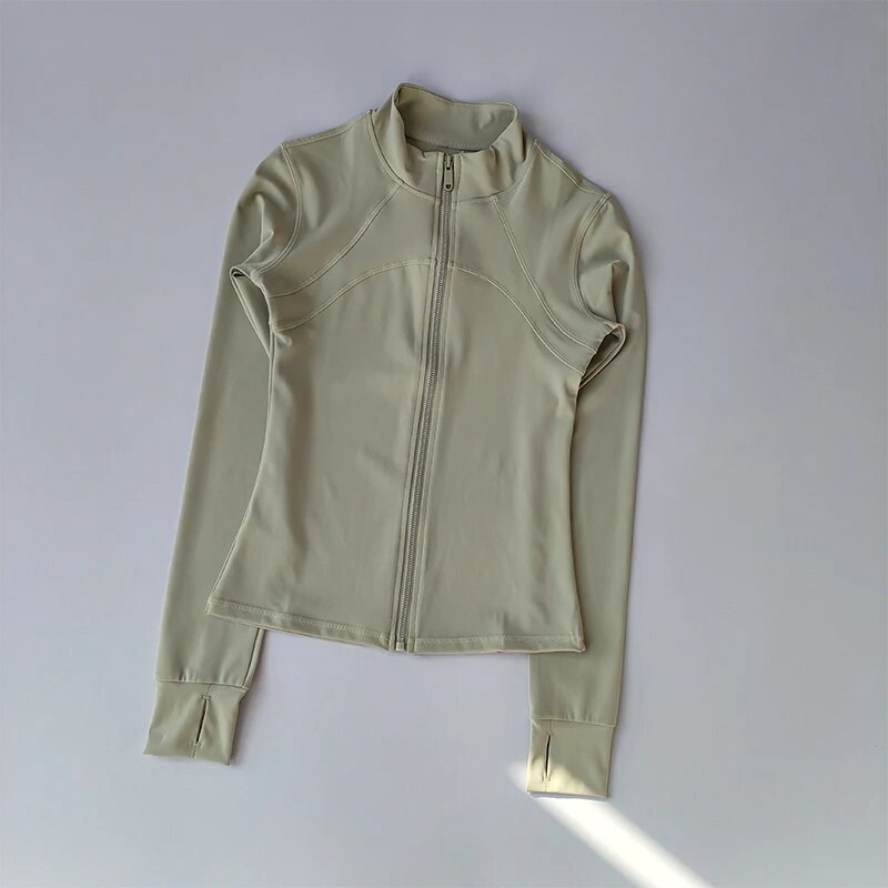 Gymjacka - Lätt - Zip-Up - Body Sculpting - Activewear - Damkläder-Eva Jonsson
