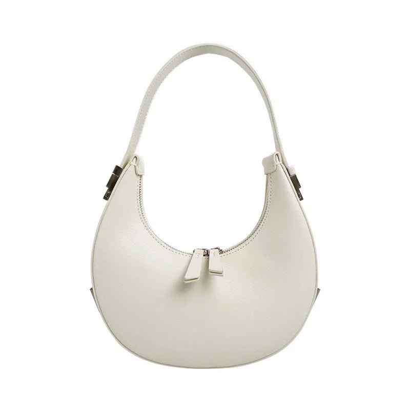 Half Moon Bag | Trendy | Dragkedja | Axelremsväska | Liten väska-Eva Jonsson