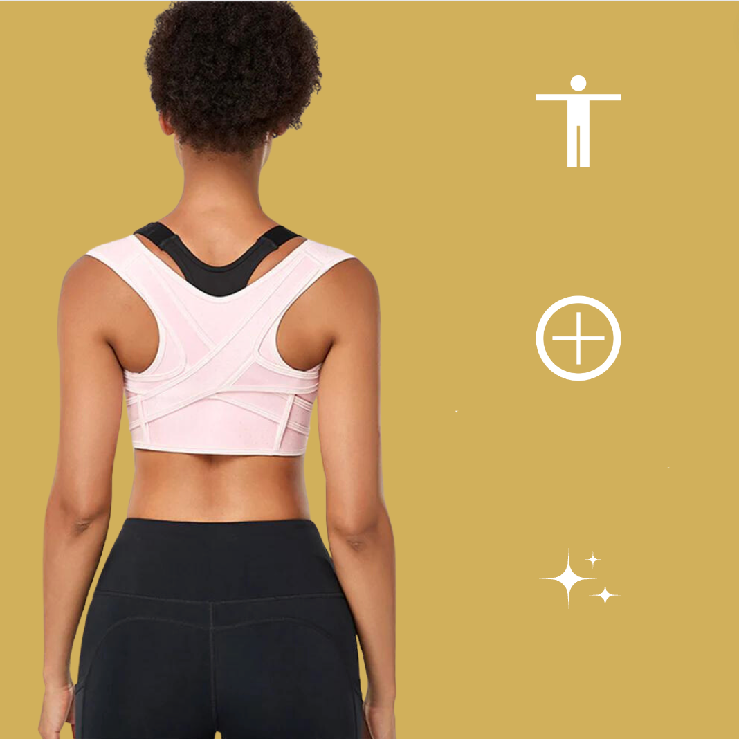 Hållningskorrigerare - Invisibe Justerbar hållningskorrigerare Ryggrätare-Eva Jonsson