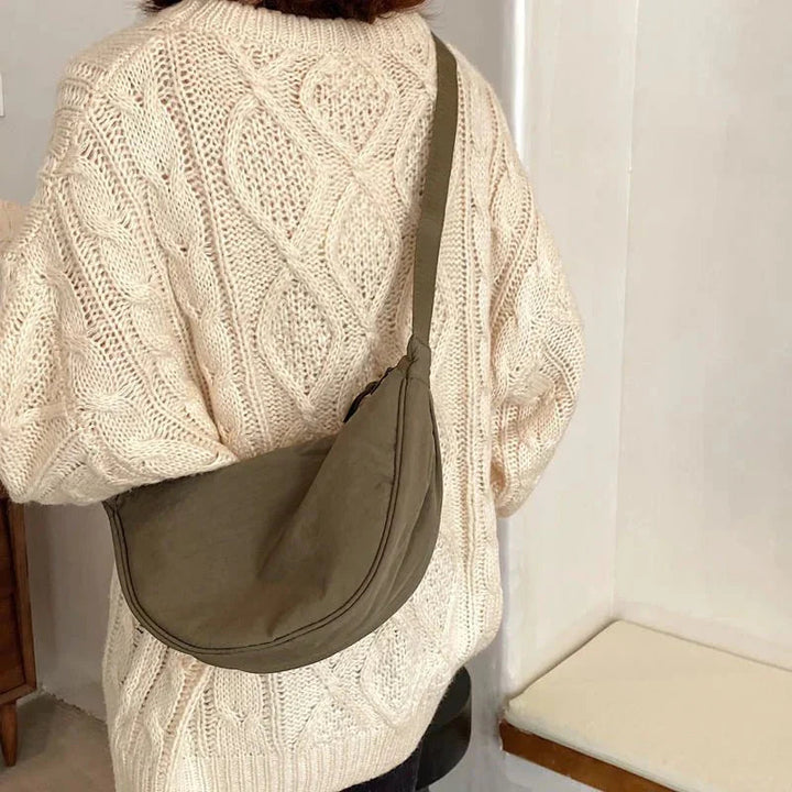Halvmåneväska - Justerbar Rem - Dragkedja - Crossbody-Väska - Bum Väska-Eva Jonsson