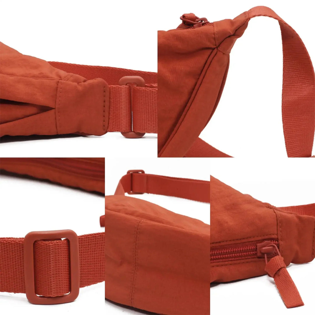 Halvmåneväska - Justerbar Rem - Dragkedja - Crossbody-Väska - Bum Väska-Eva Jonsson