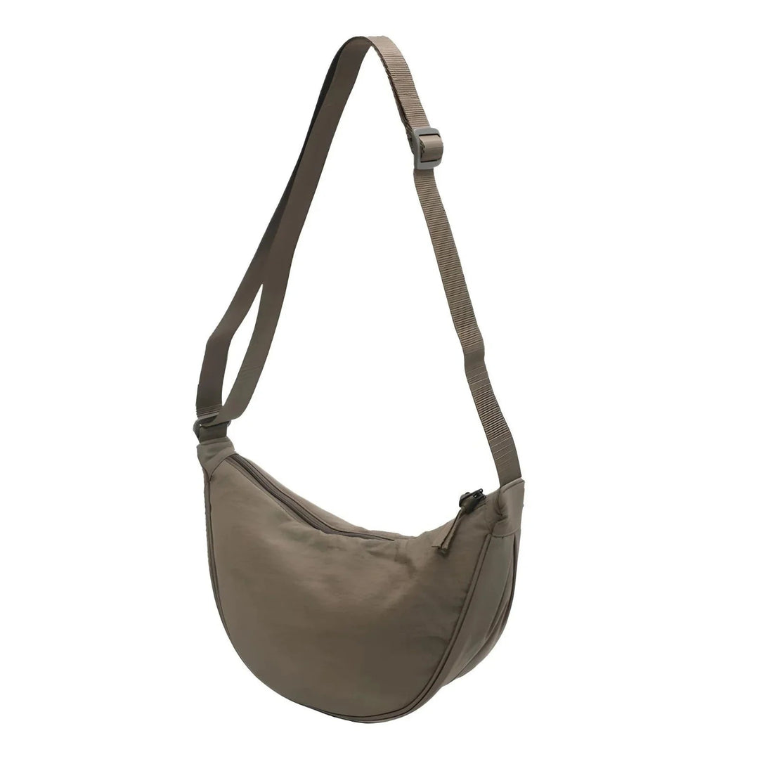 Halvmåneväska - Justerbar Rem - Dragkedja - Crossbody-Väska - Bum Väska-Eva Jonsson