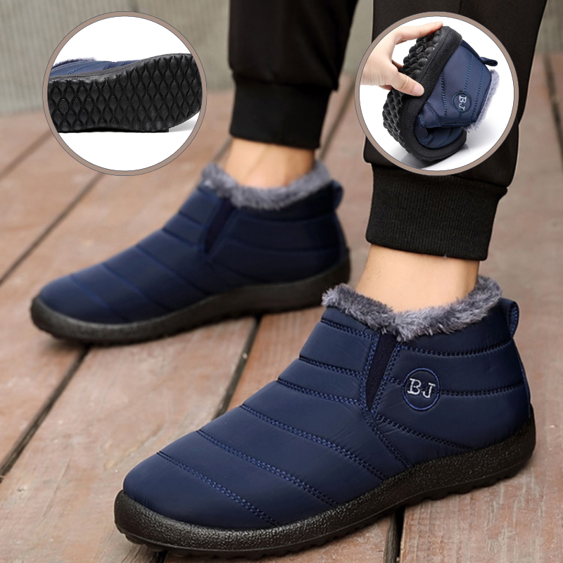 Harvey Vinterkängor | Varma slip-on fotledskängor för män-Eva Jonsson